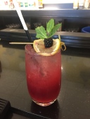 blackberry gin cocktail
