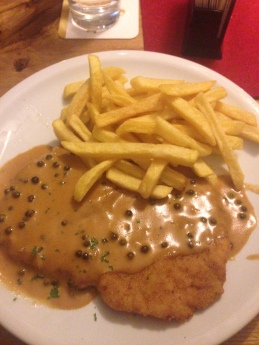 Schnitzel and fires in Germany
